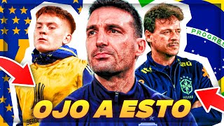 SCALONI espera MUCHO esa FINAL ¿POR QUÉ  BRASIL BARCO ROMERO [upl. by Rimisac]