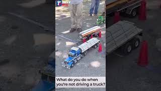 Should CDL schools use this RC truck parking challenge Comment below [upl. by Matthews154]