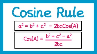 The Cosine Rule  GCSE Higher Maths [upl. by Ulda]