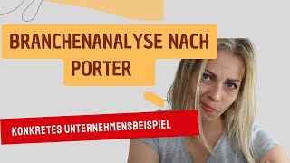 Branchenanalyse nach Porter  5 Wettbewerbskräfte  anhand konkretem Unternehmensbeispiel [upl. by Thanasi]