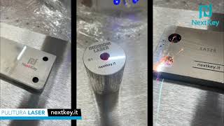 Effetto micropallinatura con macchina laser [upl. by Ahsieyk91]