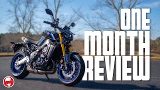 2021 Yamaha MT09 sp  1 month review [upl. by Eiggem153]