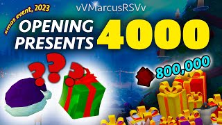 4000 Presents Time for a Purple Santa Runescape Christmas Event 2023 [upl. by Sara]