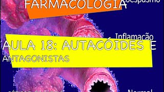 Curso de Farmacologia Aula 18  Autacoides  Histamina e serotonina [upl. by Dlanod]