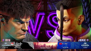 Street Fighter 6  Ryu Online Ranked Match 27 Against Jamie [upl. by Hugon]