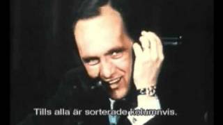 IBM Comedy 1970 Bob Newhart  A Call From Herman Hollerith [upl. by Laehpar582]