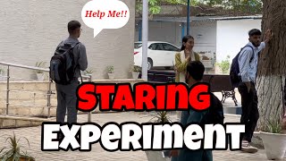 Staring at Random person Social Experiment  Funny Experiment [upl. by Nyrroc118]