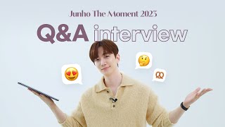 바지가 찢어지는 이유는🤔 신상 하트 가능 🥨  Questions about JUNHO THE MOMENT 2023 [upl. by Wessling]