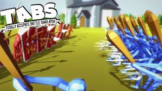 TABS Old School Challenge  Totally Accurate Battle Simulator Gameplay [upl. by Zuliram]