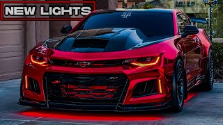 My CAMARO ZL1 Updated NEW Lights with TONS of Features [upl. by Airotkiv]