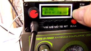 X1M 130 MHz SSBCW QRP Transceiver from China [upl. by Dhiren]