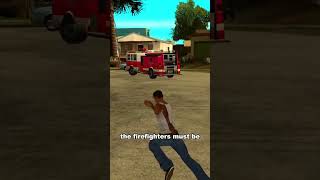 IF YOU START A MISSION WHILE ON FIRE IN GTA GAMES [upl. by Inad545]