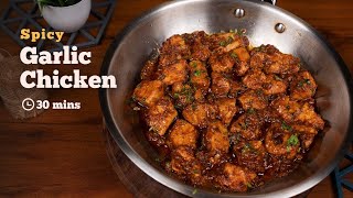 Spicy Garlic Chicken Ukraine Style  Chicken Starters Recipe  Chicken Recipe  Gravy Chicken [upl. by Raffaello]