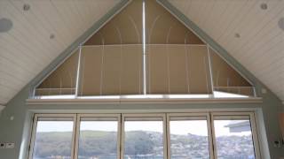 Pleated Gable End Blinds  Video  Appeal Shading [upl. by Anitel301]