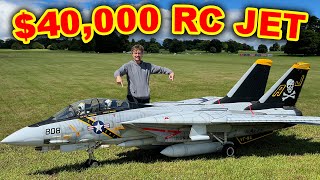 GIANT RC Jet with 2 real Jet Turbine Engines [upl. by Gnim]