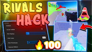 OVERPOWERED Rivals Script GUI Hack💧Aimbot Silent Aim Gun Mods  KILL ALL [upl. by Clareta]