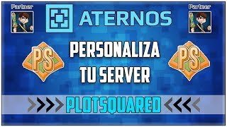 ATERNOS ¡¡ Crea PARCELAS con PLOTSQUARED   Personaliza Tu Server 2019Full  Español [upl. by Huda3]