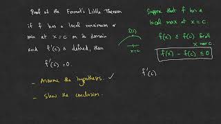 Calc1s402 Proof of Fermat’s Little Theorem [upl. by Alrats]