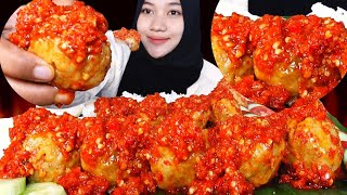 MUKBANG BAKSO MERCON SAMBAL KOREK🌶️❗ PEDAS NIKMAT [upl. by Triny]