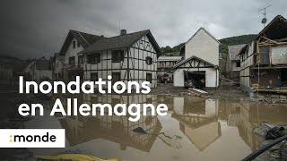 Ce que lon sait des inondations les plus meurtrières depuis 20 ans en Allemagne [upl. by Nykal]