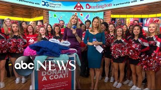 11th annual Burlington Coat Drive kicks off live on GMA [upl. by Aisirtap]