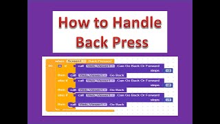 3 How to Handle Back Press Button in Kodular App [upl. by Lindon]