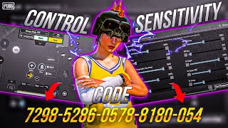 29 UPDATE⚡️BEST SENSITIVITY CODE  CONTROL SETTINGS PUBG MOBILEBGMI [upl. by Torras]