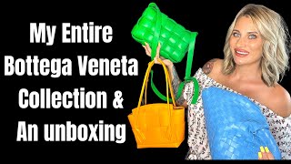 BOTTEGA VENETA HANDBAG UNBOXING  My Bottega Veneta Handbag collection 2022 [upl. by Artied985]