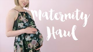 MATERNITY CLOTHING HAUL  Rhiannon Ashlee [upl. by Leid]