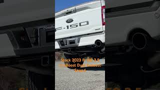 2023 F150 Stock Lariat Dual Exhaust sound ford fordf150 lariat [upl. by Soo]