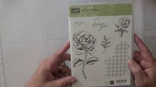 12 Stampin Up Graceful Garden [upl. by Waiter438]