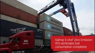 Kalmar EOne2 RTGs 1531 loop [upl. by Maclaine]