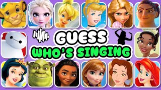 Devine le MOT en ÉMOJIS 🎵🎤 Disney Song Challenge  Elsa Anna Moana Rapunzel Ariel Tiana [upl. by Rust27]