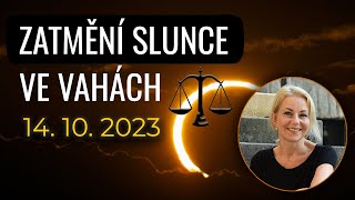 ZATMĚNÍ SLUNCE VE VAHÁCH 14 ŘÍJNA 2023 [upl. by Leong]