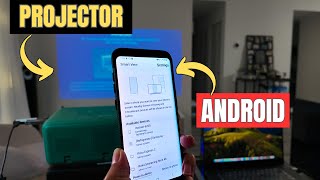 How to connect a projector to Android Phone [upl. by Lrat]