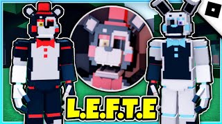 Fazbears Revamp RP P2  How to get LEFTE BADGE  LEFTY AND RIGHTY BADGE MORPHS ROBLOX [upl. by Baten]