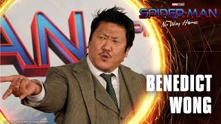 Benedict Wong Pitches the WCU  SpiderMan No Way Home Red Carpet [upl. by Knarf]