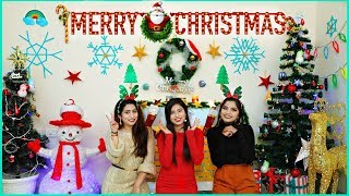 CHRISTMAS PARTY DIY Decoration Ideas …  WallDecor Affordable Anaysa DIYQueen [upl. by Collen431]