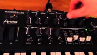 Arturia Microbrute  Gesaffelstein Pursuit NerWraK [upl. by Berkeley544]