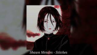 Stitches  Shawn Mendes 𝘚𝘭𝘰𝘸𝘦𝘥  𝘙𝘦𝘷𝘦𝘳𝘣 [upl. by Nomsed858]