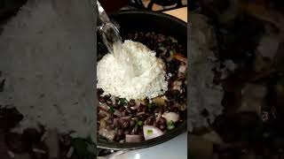 Black Beans amp Ricebeans rice recipe sidedish glutenfree meatless comfortfood [upl. by Andi]