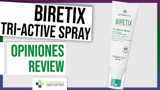 BIRETIX Tri Active SPRAY corporal ⭐ OPINIONES Biretix Spray Tri Active 💚FARMACIA SENANTE [upl. by Ielirol]