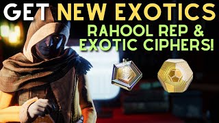 How to Get the NEW Exotics in Final Shape  Rahool Reputation amp Exotic Ciphers Info [upl. by Noied658]