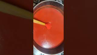 TOMATO KETCHUP SAUCE foryou foryoupage cookingathome viralshorts cookwithme [upl. by Teevens]