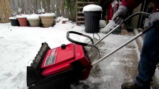 First snow of the season  Toro S620 Blowing Snow [upl. by Weksler846]