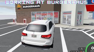 Roblox Adventures  Working at Burgerhaus in Greenville [upl. by French]