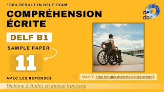 DELF B1 Compréhension écrite No 11  Written Comprehension Practice Test Online  French N You [upl. by Aseefan]