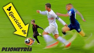 4 EJERCICIOS de PLIOMETRÍA  VELOCIDAD  AGILIDAD  FUERZA para fútbol  Niños de 6 a 8 años [upl. by Ahsiuqal240]