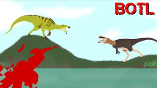 BOTL 2 Nanotyrannus vs Edmontosaurus [upl. by Ahseka140]