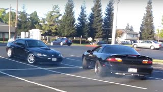 Camaro vs Mustang Donuts [upl. by Holman]